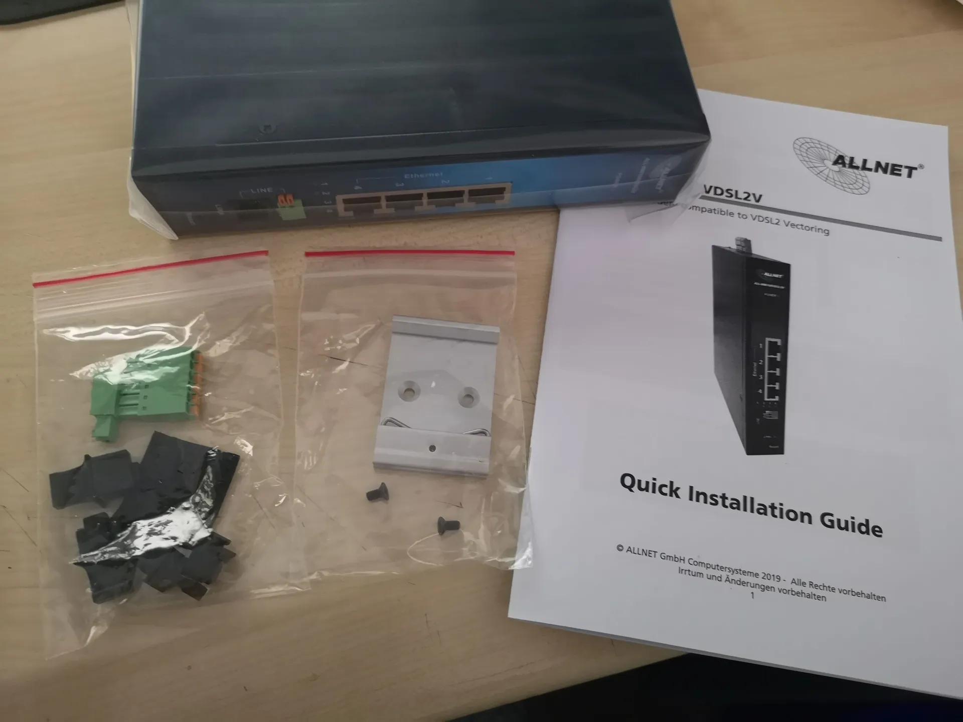ALLNET ISP Bridge Modem VDSL2 mit Vectoring Industrial IP30 VDSL2V „ALL-BMI100VDSL2V“ ALLNET ISP Bridge Modem VDSL2 mit Vectoring Industrial IP30 VDSL2V „ALL-BMI100VDSL2V“