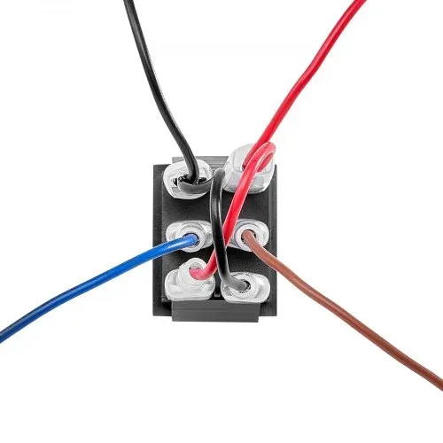 VEVOR Wippschalter, 6-poliger DPDT-Kippschalter mit 3 Positionen (EIN)-Aus-(EIN)-Polumkehrschalter AC 250 V/16 A 125 V/20 A, Ideal für Einsatz zu Hause, im Büro und in der Leichtindustrie. – Bild 8