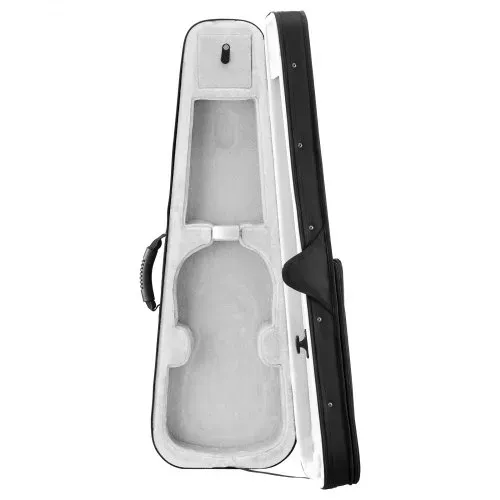 VEVOR 4/4 Violinenkoffer in voller Größe, wasserdichtes Nylon, Geigenkoffer, Geigenkasten mit Weichfutter, zwei Schultergurten, kratzfest, professionelle dreieckige Form, für Violine, schwarz – Bild 10