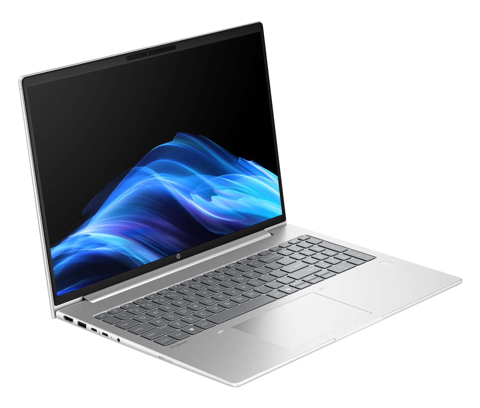 HP ProBook 4 G1i AI Intel Core Ultra 7 255U Laptop 40,6 cm (16") WUXGA 32 GB DDR5-SDRAM 1 TB SSD Wi-Fi 7 (802.11be) Windows 11 Pro AI PC Silber – Bild 2