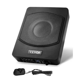 VEVOR Untersitz Auto Subwoofer 240 W 254 mm schlanker Auto Subwoofer unter dem Sitz Subsystem mit eingebautem Verstärker, Hoch-/Niedrigpegel-Eingang und Lautstärkeregler für SUVs Lkws VEVOR Untersitz Auto Subwoofer 240 W 254 mm schlanker Auto Subwoofer unter dem Sitz Subsystem mit eingebautem Verstärker, Hoch-/Niedrigpegel-Eingang und Lautstärkeregler für SUVs Lkws