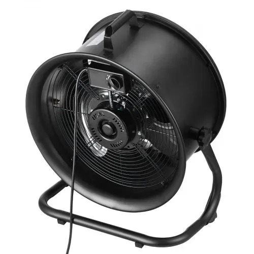 VEVOR Bodenventilator, 3 Gang, Windmaschine, 355,6mm, 360° verstellbare Neigung, 7,2 m/s Luftstrom, großer Metallventilator, für Zuhause, Fitnessstudio, Büro, Garage, Geschäftsräume – Bild 8