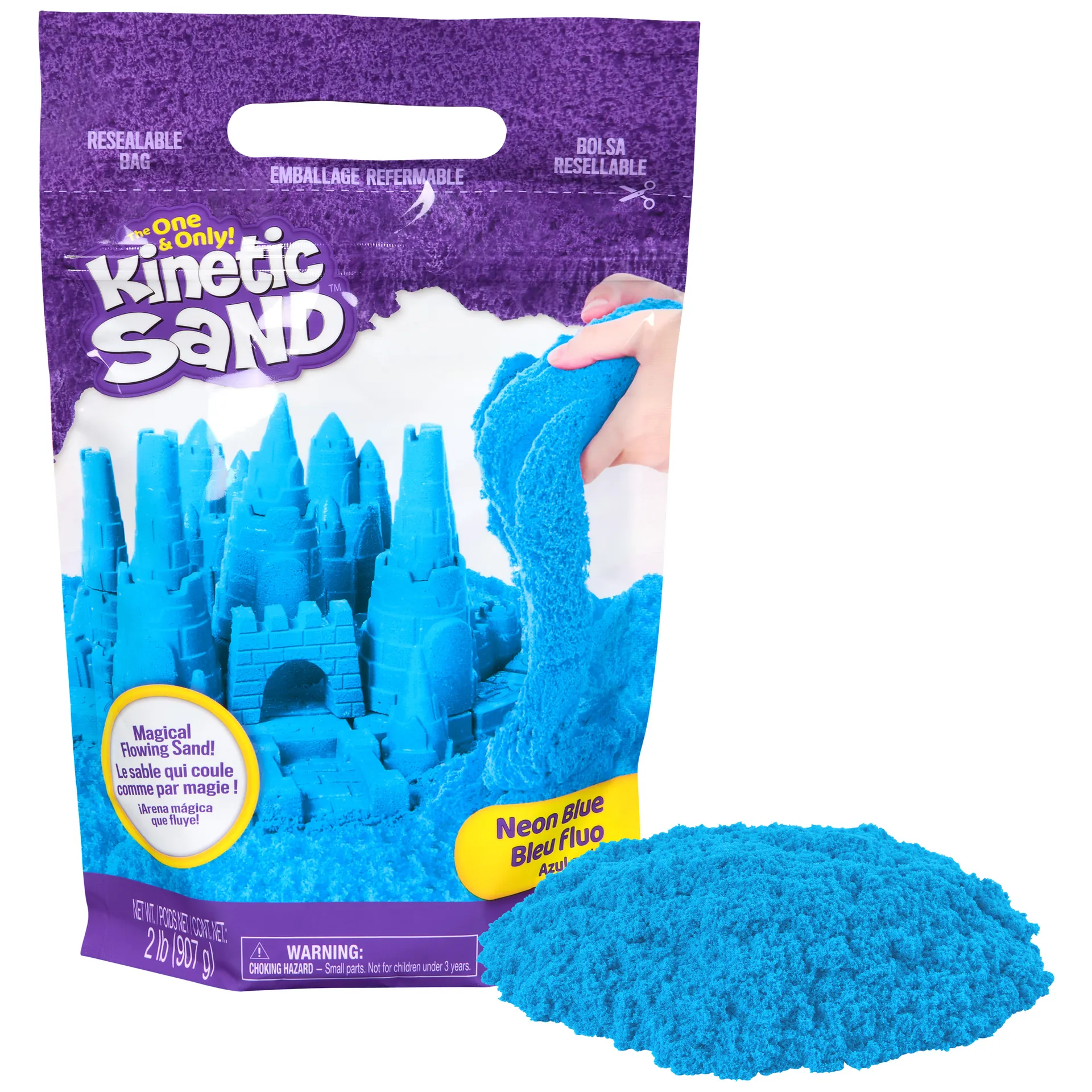Kinetic Sand - 907 g Blau im Beutel – Bild 6