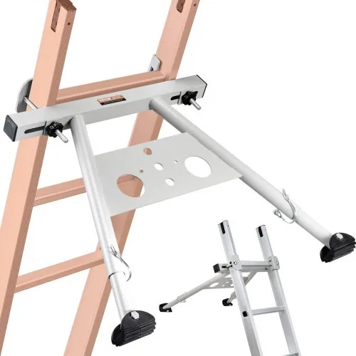 VEVOR Leiterstabilisator 815x710x55 mm, verstellbare Füße, Abstandshalter für Ausziehleitern, Wandleiterzubehör für Dachrinnen, Wandleiter-Abstandshalter, rutschfeste Gummifüße, Tragkraft: 150 kg VEVOR Leiterstabilisator 815x710x55 mm, verstellbare Füße, Abstandshalter für Ausziehleitern, Wandleiterzubehör für Dachrinnen, Wandleiter-Abstandshalter, rutschfeste Gummifüße, Tragkraft: 150 kg