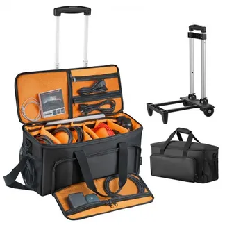 VEVOR DJ Kabeltasche 540 x 240 x 260 mm, DJ Tasche mit 6 Abnehmbaren Trennwänden, Gepolstertem Boden, 3 Außentaschen, Rollen & Griffen, 1680D, Kabeltasche für DJ-Equipment, Musikinstrumente & Zubehör VEVOR DJ Kabeltasche 540 x 240 x 260 mm, DJ Tasche mit 6 Abnehmbaren Trennwänden, Gepolstertem Boden, 3 Außentaschen, Rollen & Griffen, 1680D, Kabeltasche für DJ-Equipment, Musikinstrumente & Zubehör