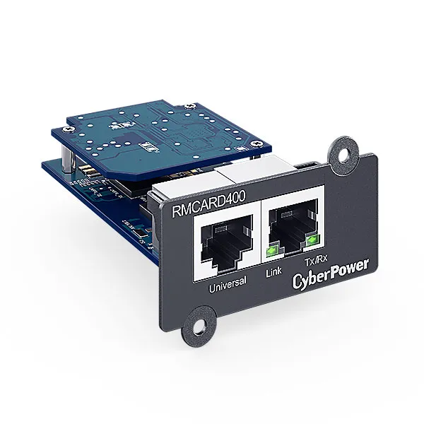 CyberPower USV, zbh. SNMP Netzwerkkarte Gigabit für OR/OL/OLS/PR Serie, mit Anschluss für Environment Sensor CyberPower USV, zbh. SNMP Netzwerkkarte Gigabit für OR/OL/OLS/PR Serie, mit Anschluss für Environment Sensor