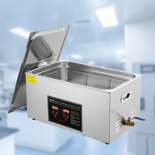 VEVOR Ultraschallreiniger Ultraschall Edelstahl-Reinigungsgerät 480 W, 22 L Ultraschallreinigungsgerät mit Digitaler Anzeige 0-30 Min, Reinigung Ultraschall für Schmuck, Brillen, Uhren usw. – Bild 7