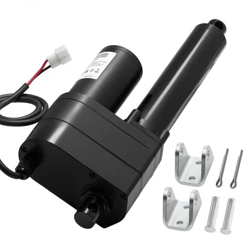 VEVOR 12-V-Linearantrieb, 150 mm Hub, 9000 N, Linear Actuator, IP65, wasserdicht, 5 mm/s, Lineartechnik-Aktuatoren mit Montagehalterungen für Industriemaschinenbehälter, schwere Hebesysteme VEVOR 12-V-Linearantrieb, 150 mm Hub, 9000 N, Linear Actuator, IP65, wasserdicht, 5 mm/s, Lineartechnik-Aktuatoren mit Montagehalterungen für Industriemaschinenbehälter, schwere Hebesysteme