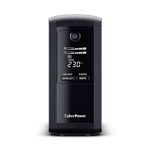 CyberPower USV, Value Pro-Serie, 700VA/390W, Line-Interactive, USB/RS232, LCD, CEE7-Schutzkontakt – Bild 2