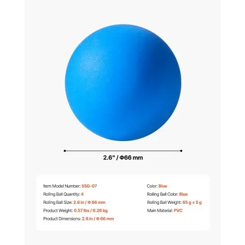 VEVOR Roll und Score klassischer Arcade-Spielball, 4er-Ersatzset Spieltisch Zubehör, Zubehör für Arcade-Wurfballspiele, ideal für Familienfreizeit Spielzimmer Outdoor-Aktivitäten – Bild 6
