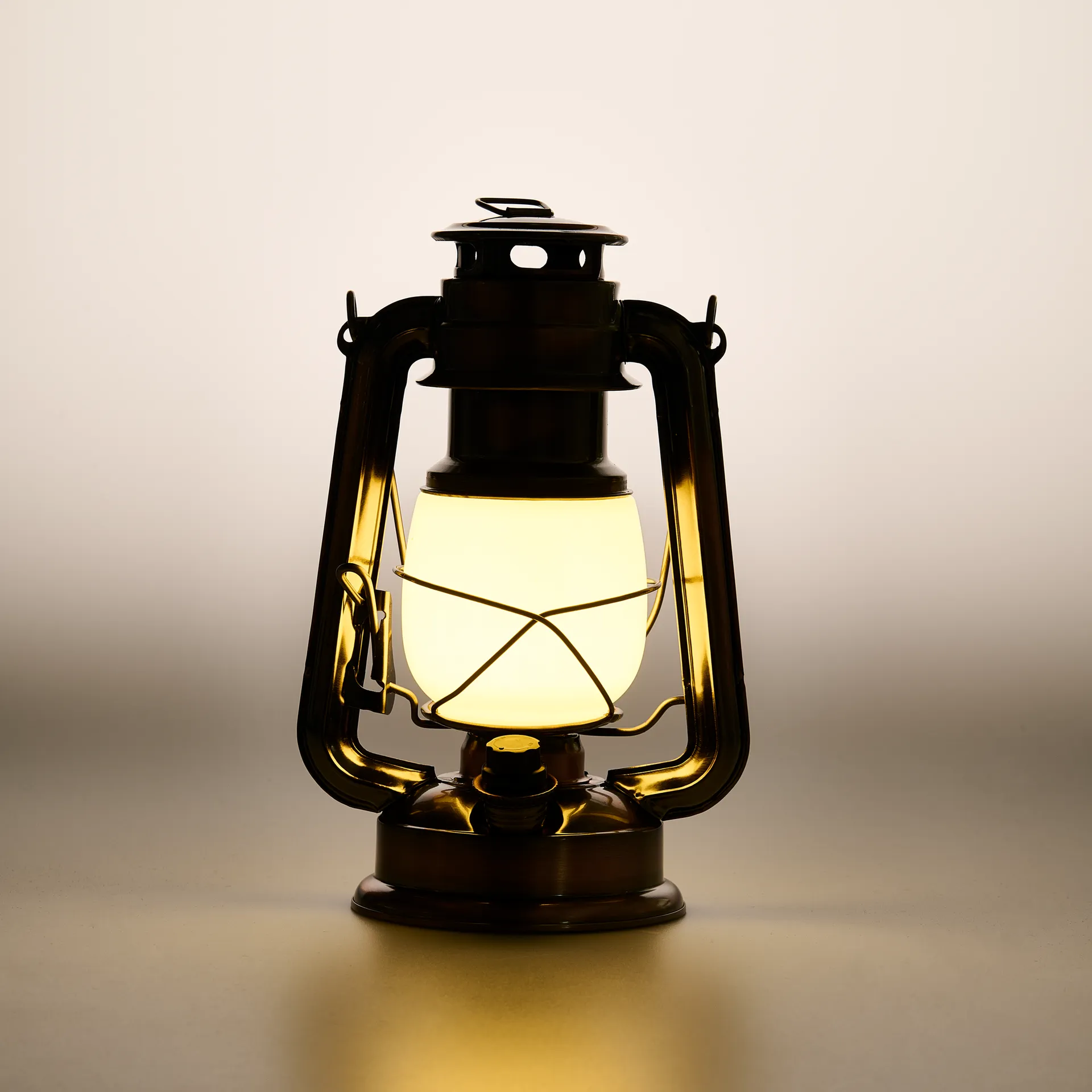 LED-Laterne McShine ''Retro'' 23,5cm, Batterie, warmweiß, dimmbar – Bild 2