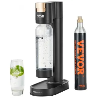 VEVOR Sprudelwassergerät, Sodamaker-Maschine zum Sprudeln zu Hause, Selterswasser-Starter-Kit mit BPA-freier 1 L PET-Flasche, CO2-Flasche, Kompatibel mit Einschraubbaren 60L CO2-Flaschen (CO2 frei) VEVOR Sprudelwassergerät, Sodamaker-Maschine zum Sprudeln zu Hause, Selterswasser-Starter-Kit mit BPA-freier 1 L PET-Flasche, CO2-Flasche, Kompatibel mit Einschraubbaren 60L CO2-Flaschen (CO2 frei)
