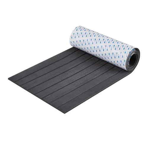 VEVOR Bootsbodenbelag, Bootsdeck aus EVA-Schaum, 2400 x 450 x 6 mm, rutschfester, selbstklebender Bodenbelag, 10800 cm² großer Marineteppich für Boote, Yachten, Pontons, Kajakdecks – Bild 8