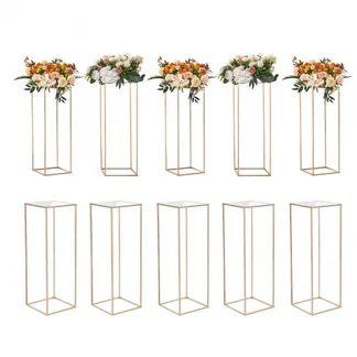 VEVOR 10er-Set Blumenhocker Eckig 28x28x80cm Blumenständer Eisen Beistelltisch Modern Blumensäule Gold-Galvanisierung Pflanzenhocker Pflanzenständer Metallständer für Dekoration von Bars Hotels Cafés VEVOR 10er-Set Blumenhocker Eckig 28x28x80cm Blumenständer Eisen Beistelltisch Modern Blumensäule Gold-Galvanisierung Pflanzenhocker Pflanzenständer Metallständer für Dekoration von Bars Hotels Cafés