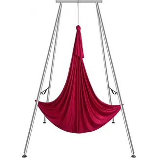 VEVOR Aerial Yoga Hängematte mit Yogarahmen 6 x 2,6 m, Rot Yoga Swing Air Fliegen, Yoga-Schaukel Hammock Swing 250 kg Max. Tragfähigkeit, inkl. Yoga-Socken & Fußpolster, Anti-Gravity-Übungen VEVOR Aerial Yoga Hängematte mit Yogarahmen 6 x 2,6 m, Rot Yoga Swing Air Fliegen, Yoga-Schaukel Hammock Swing 250 kg Max. Tragfähigkeit, inkl. Yoga-Socken & Fußpolster, Anti-Gravity-Übungen