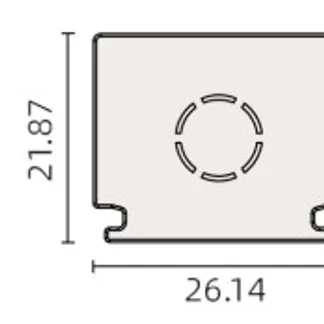Powergear 48V ENDKAPPE FÜR DIE EINBAUSCHIENE, Schwarz Powergear 48V ENDKAPPE FÜR DIE EINBAUSCHIENE, Schwarz