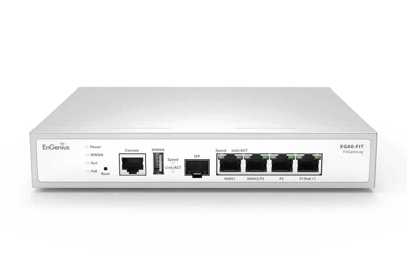 EnGenius-FIT VPN Router • 4x 1GbE • 1x SFP • 1x PoE at • XG60-FIT • FitXpress EnGenius-FIT VPN Router • 4x 1GbE • 1x SFP • 1x PoE at • XG60-FIT • FitXpress