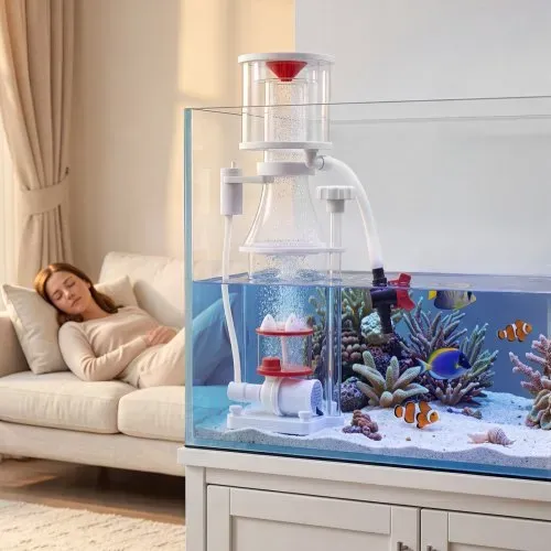 VEVOR Eiweißabschäumer 200-400 L Intern für Meerwasseraquarium DC-Pumpe, mit Regelbarer Steuerung, Luftschalldämpfer, Innenabschäumer für Meerwasseraquarien und Riffaquarien, Aquarium-Skimmer – Bild 7