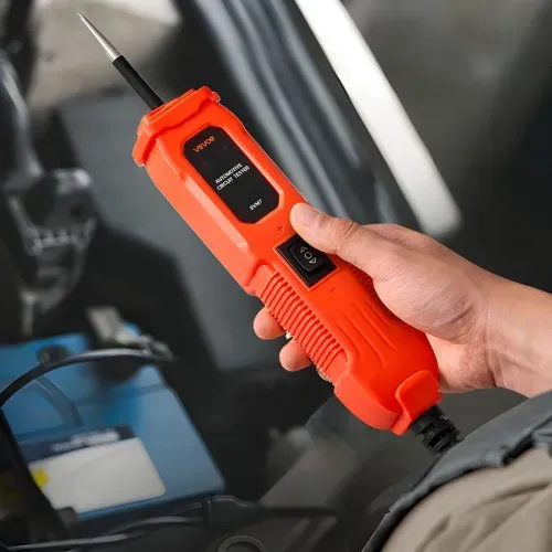 VEVOR Kfz Stromkreistester Elektroprüfer mit Stromkreissonde & Beleuchtung, 6–36 DCV Stromkreisprüfer mit 4 m Kabel & ABS-Gehäuse, elektrischer Detektorfinder für Limousine SUV Wohnmobil Lkw – Bild 7