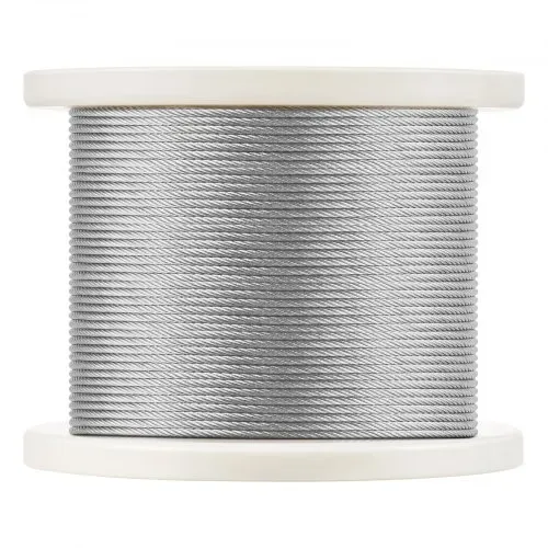 VEVOR Drahtseil-Set, Ф3,18mmx305m, 316 Edelstahlkabel mit Schneider und Handschuhen, 7,1kN Bruchfestigkeit, 7 x 7 Litzen, Bauqualität für Handläufe, Treppen, Terrassen, Zäune im Freien – Bild 8
