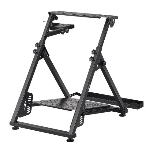 VEVOR Lendradständer, verstellbarer & faltbarer Simulatorständer für Logitech G923 G920 G29 G27, Thrustmaster T300RS TX F458 T500RS T3PA-PRO (F1/GT) Gaming-Cockpit, Pedalsimulator nicht enthalten – Bild 9