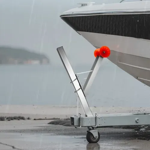 VEVOR Windenstand, Windenbock für Bootsanhänger, Bootswindenhalterung mit U-Bolzen für 76x76-101 mm Anhängerkupplung verzinkt, passend für Jetski, Segelboot, Fischerboot, Schnellboot – Bild 7