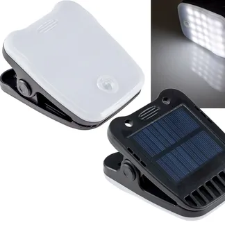 LED Solar Klemmleuchte „SWK 8020“ PIR Bewegungsmelder, 25 LEDs, IP44 LED Solar Klemmleuchte „SWK 8020“ PIR Bewegungsmelder, 25 LEDs, IP44