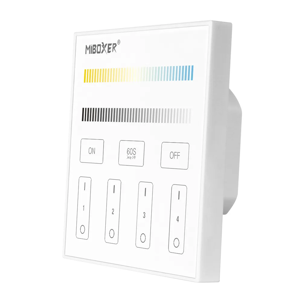 MiBoxer X2 LED DMX 2 in 1 Smart Panel Fernbedienung MiBoxer X2 LED DMX 2 in 1 Smart Panel Fernbedienung