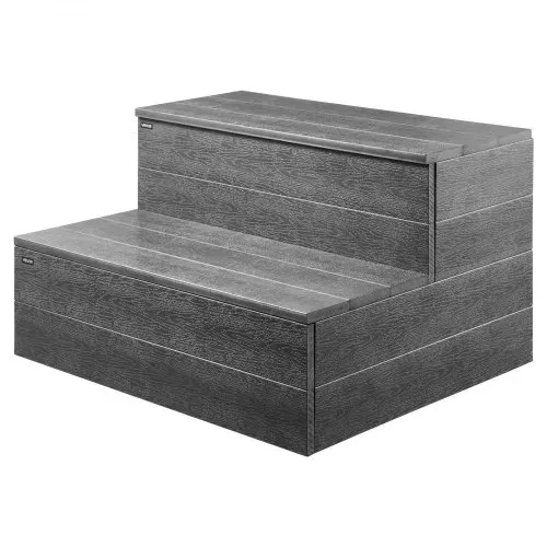 VEVOR Badewannenstufe Pooltreppe 2-stufige Außentreppe, 635 mm breite HIPS-Leiter für oberirdische/aufblasbare Pools mit 272,16 kg Tragkraft, vielseitig einsetzbar für Veranda Terrasse Wohnmobile – Bild 8