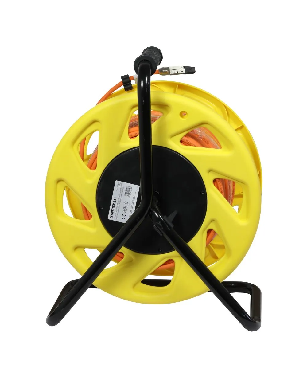 Kabeltrommel, CAT6A, 50m, CAT7A Rohkabel S-STP(S/FTP), mit 1x Buchse/Stecker RJ45(CAT6A), LSZH, Synergy 21 – Bild 4