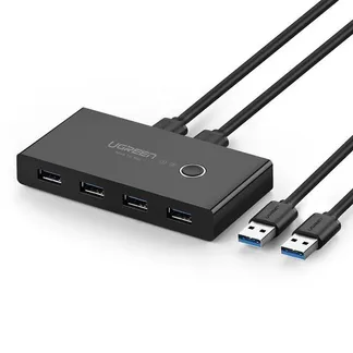 Ugreen 30768 Schnittstellen-Hub USB 3.2 Gen 1 (3.1 Gen 1) Type-A 5000 Mbit/s Schwarz Ugreen 30768 Schnittstellen-Hub USB 3.2 Gen 1 (3.1 Gen 1) Type-A 5000 Mbit/s Schwarz