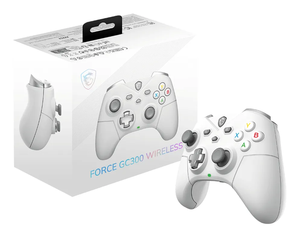 MSI FORCE GC300 WIRELESS WHITE Weiß USB 2.0 Gamepad Analog PC – Bild 5