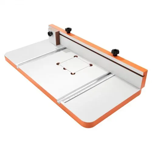 VEVOR Tisch für Säulenbohrmaschine, Bohrtisch 600 x 298 mm, mit verstellbarem Anschlag & Anschlagblock, T-Nuten, MDF-Tischplatte, Skala, Unterstützung für mehrere Klemmen & Schraubstöcke – Bild 8