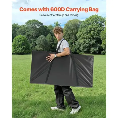 VEVOR Cornhole Spiel Set (1255 x 600 x 302 mm) Cornhole-Spielbretter, tragbares Wurfbrett aus Massivholz, Cornhole-Spiel für Erwachsene, inkl. Tragetasche, für Garten Hinterhof Strand Camping – Bild 3