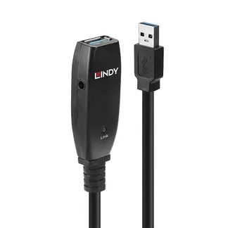 Lindy 43322 USB Kabel USB 3.2 Gen 1 (3.1 Gen 1) 15 m USB A Schwarz Lindy 43322 USB Kabel USB 3.2 Gen 1 (3.1 Gen 1) 15 m USB A Schwarz