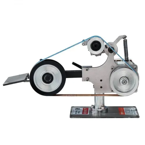 VEVOR Bandschleifmaschine, 762x25,4mm Bandpolierer mit variabler Geschwindigkeit und VFD, 550 W Polier- und Schleifmaschine mit 2 Schleifformen und 3 Schleifbändern für die Metallbearbeitung, Messerherstellung – Bild 10