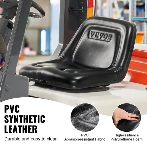 VEVOR Universal Traktorsitz aus PVC-Kunstleder und Polyurethanschaum Traktor Schleppersitz mit Entwässerungslöchern und Mikro-Sicherheitsschalter Fahrersitz Einzelsitz 160–340mm Schlitz – Bild 4