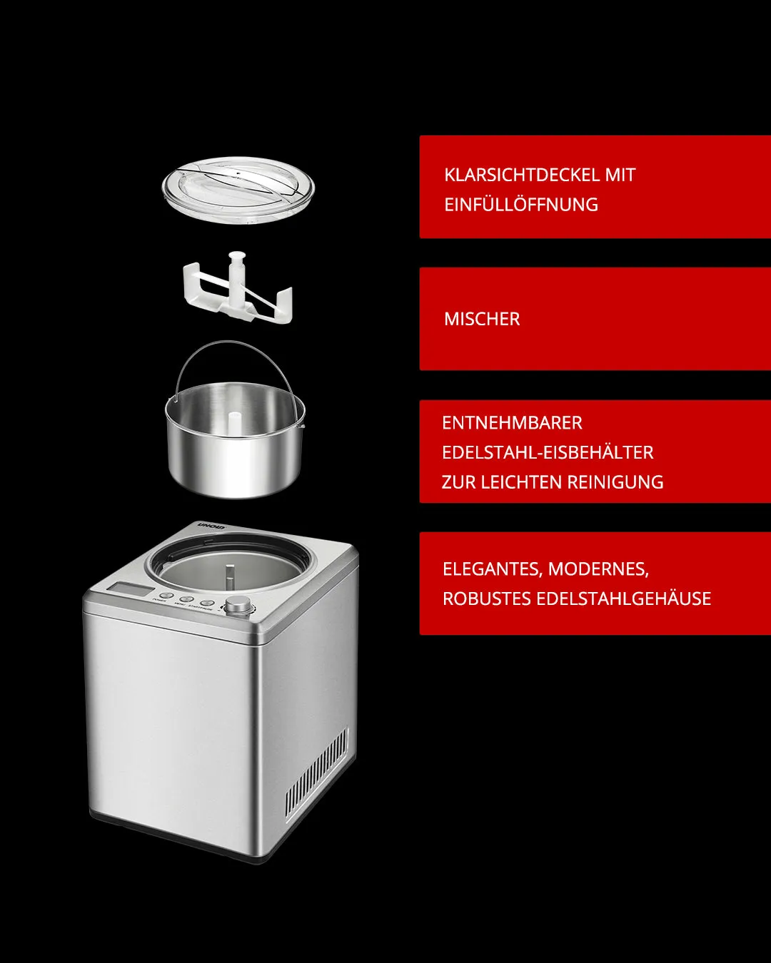 Unold EISMASCHINE Profi Plus 48880 – Bild 4