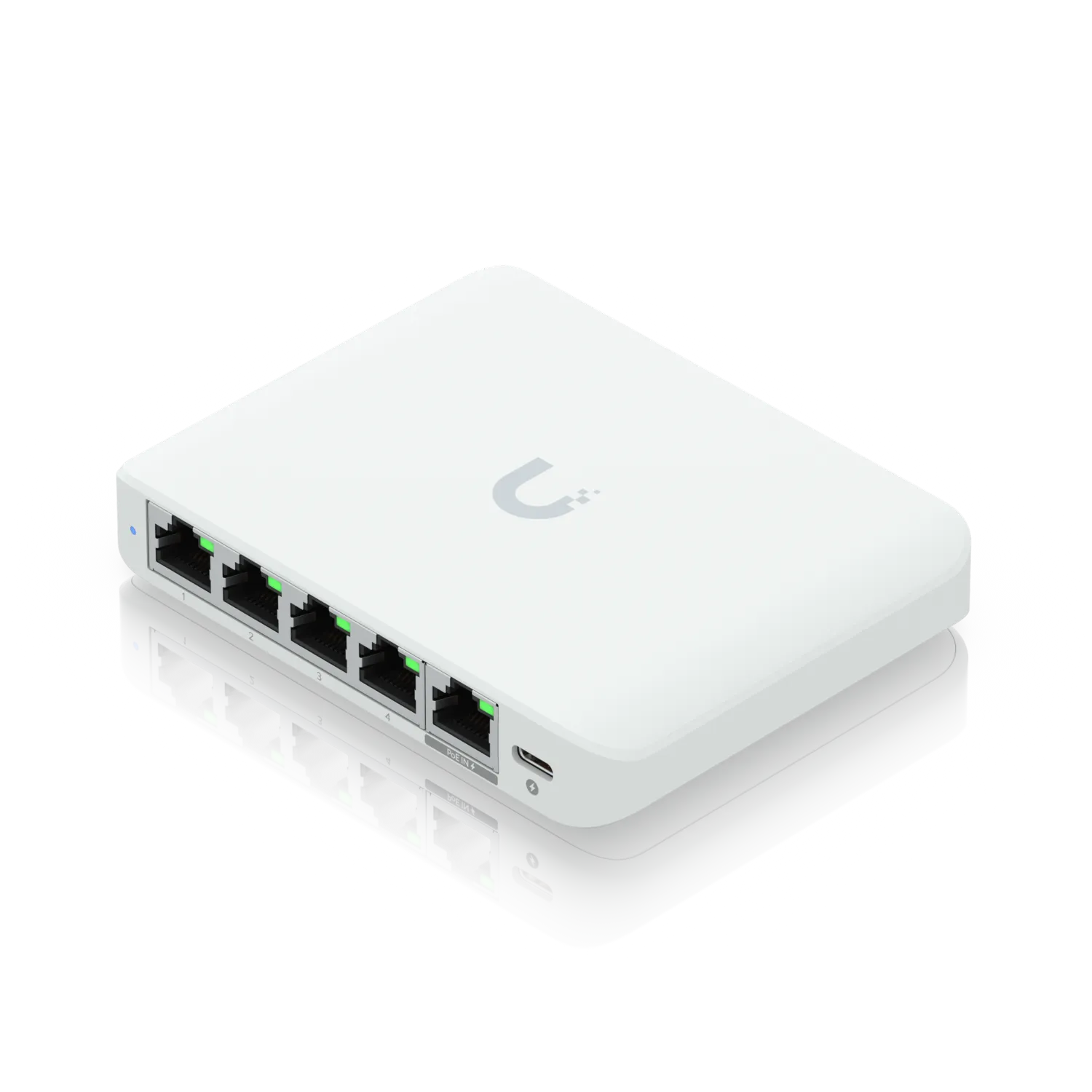 Ubiquiti Switch smart managed Layer2 5 Port • 5x GbE • 1x PoE at In • Desktop • Lüfterlos • UniFi • USW-Flex-2.5G-5 Ubiquiti Switch smart managed Layer2 5 Port • 5x GbE • 1x PoE at In • Desktop • Lüfterlos • UniFi • USW-Flex-2.5G-5
