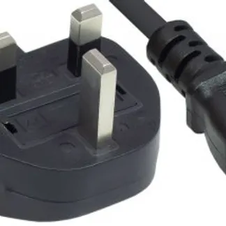 Manhattan Stromkabel, UK-Version, Schwarz, 1,8 m Manhattan Stromkabel, UK-Version, Schwarz, 1,8 m