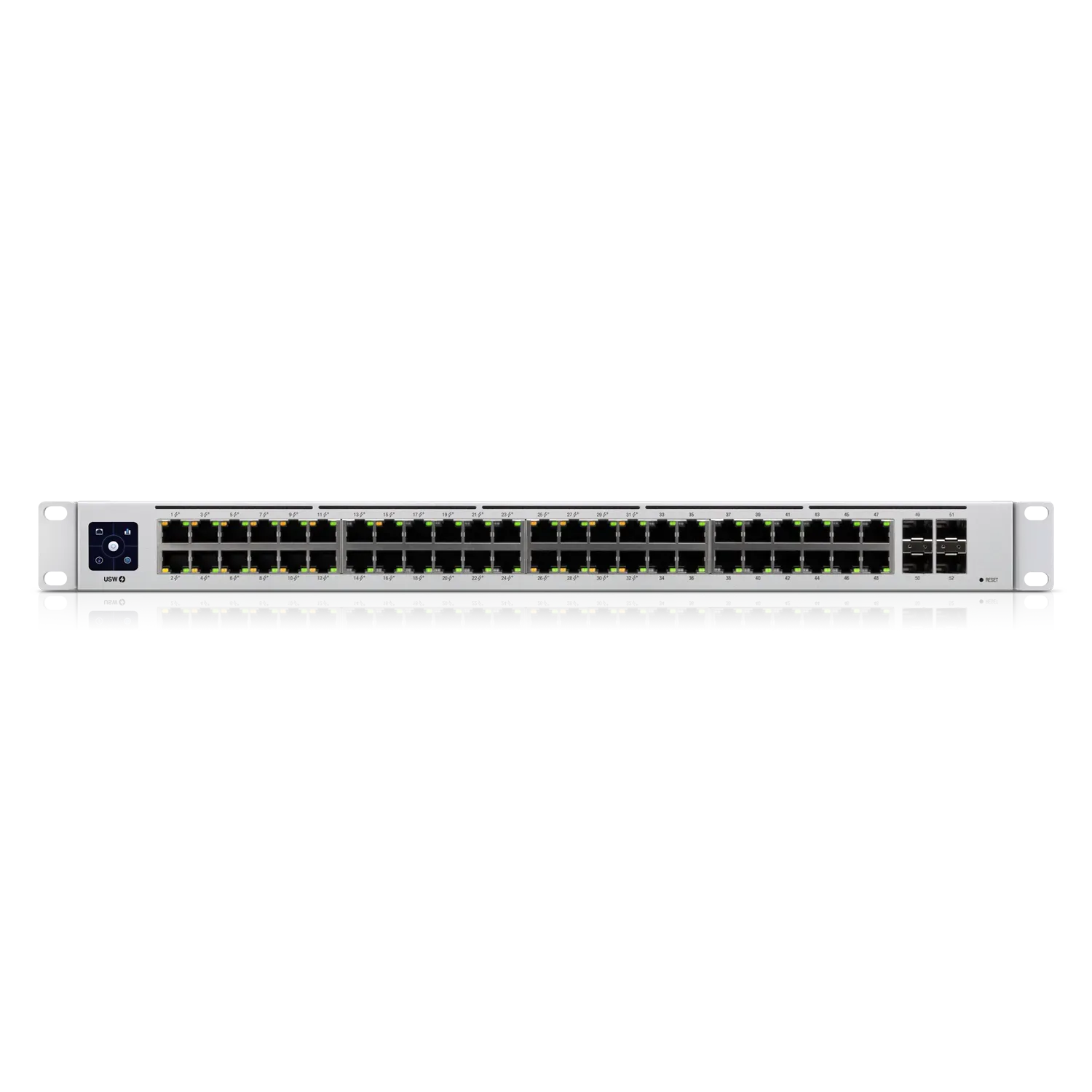 Ubiquiti Switch smart managed Layer2 52 Port • 48x GbE • PoE Budget 195W • 32x PoE at • 4x SFP • 19" • Lüfterlos • UniFi • USW-48-POE – Bild 4