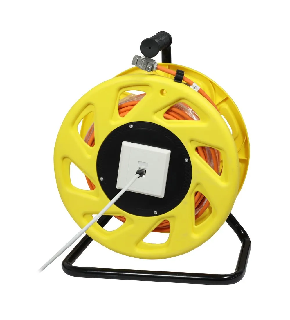 Kabeltrommel, CAT6A, 50m, CAT7A Rohkabel S-STP(S/FTP), mit 2x Buchsen RJ45(CAT6A), LSZH, Synergy 21 – Bild 4