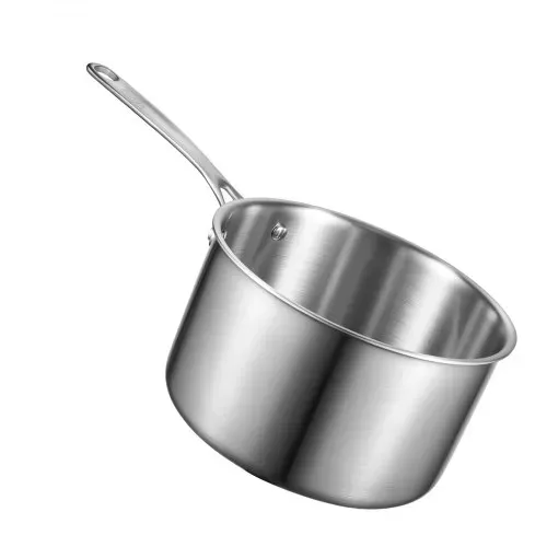 VEVOR Kochtopf Soßentopf 3,79 L mit Glasdeckel, Suppentopf Gemüsetopf mit ergonomischem Griff, Milchtopf aus Edelstahl Gemüsetopf, Silber Großraumtopf Mehrzwecktopf spülmaschinengeeignet – Bild 10