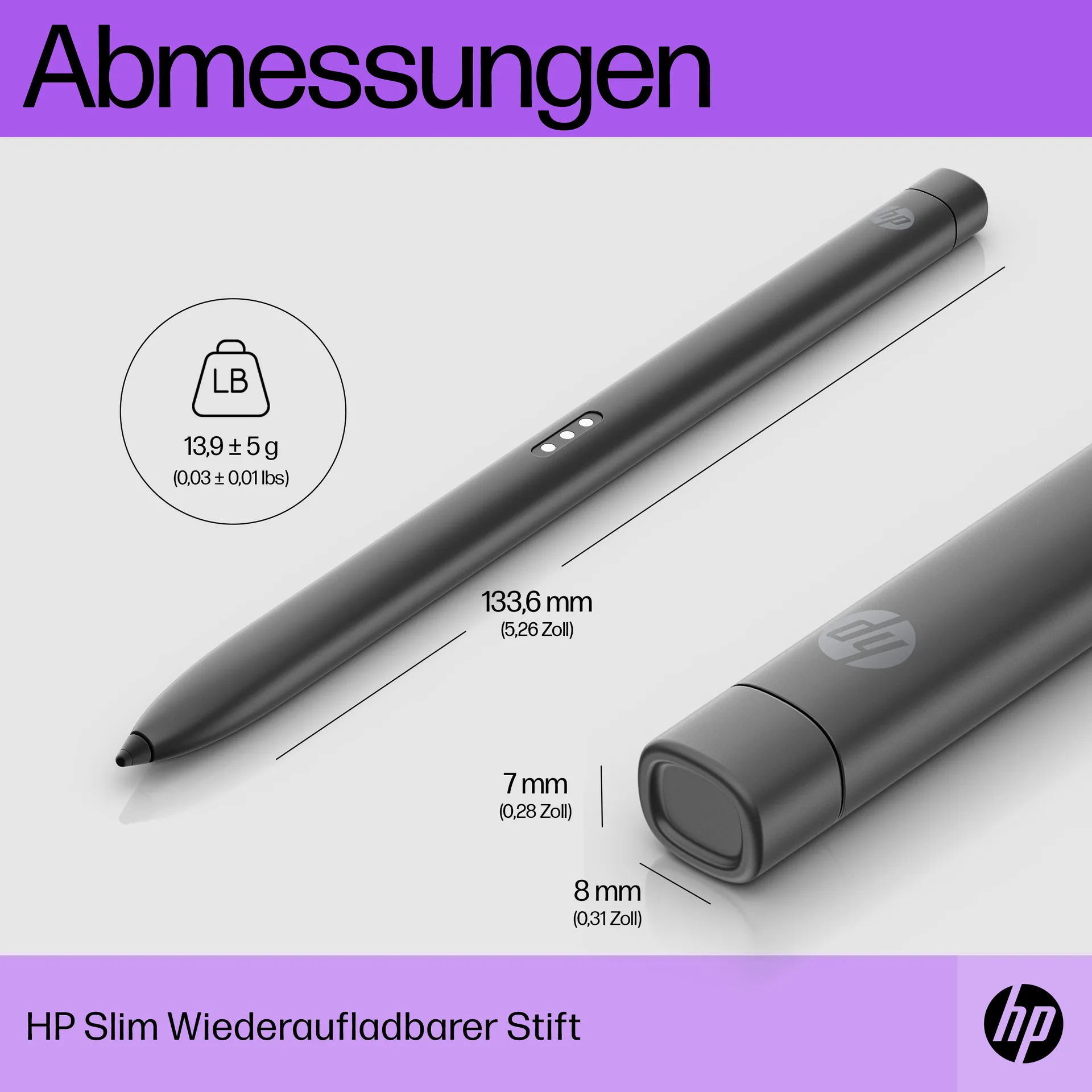 HP Wiederaufladbarer Slim Pen – Bild 6