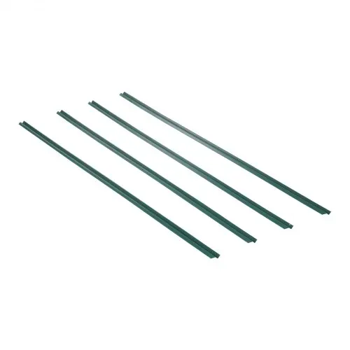 VEVOR Sichtschutzlamellen 1130 mm, einwandige vertikale Lamellen mit Bodenverriegelung für Maschendrahtzäune, hochdichte HDPE-Maschendrahtlamellen, ideal für Garten, Bauernhof, Sportplatz (grün) – Bild 10
