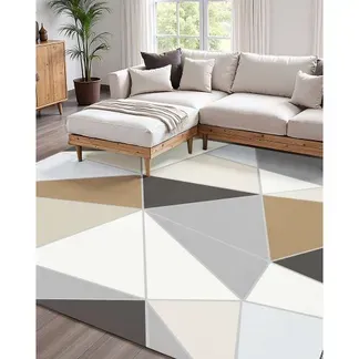 VEVOR Flächenteppich, 1524×2134 mm, Kurzflor, waschbarer rutschfester Wohnzimmerteppich im Modern-Stil, Innenmatte für Schlafzimmer, Wohnzimmer, Kinderzimmer, Eingangsbereich, Anthrazitgrau VEVOR Flächenteppich, 1524×2134 mm, Kurzflor, waschbarer rutschfester Wohnzimmerteppich im Modern-Stil, Innenmatte für Schlafzimmer, Wohnzimmer, Kinderzimmer, Eingangsbereich, Anthrazitgrau