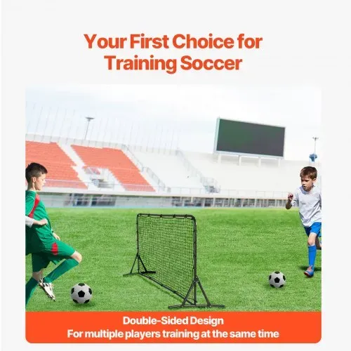 VEVOR Fußball-Rebound-Netz 6 x 4 Fuß tragbares Trainingsgeschenk, doppelseitiges Rebound-Netz, Fußball-Trainingsgerät Hilfsmittel und Ausrüstung für alle Altersgruppen Kick-Back Rebounder – Bild 6