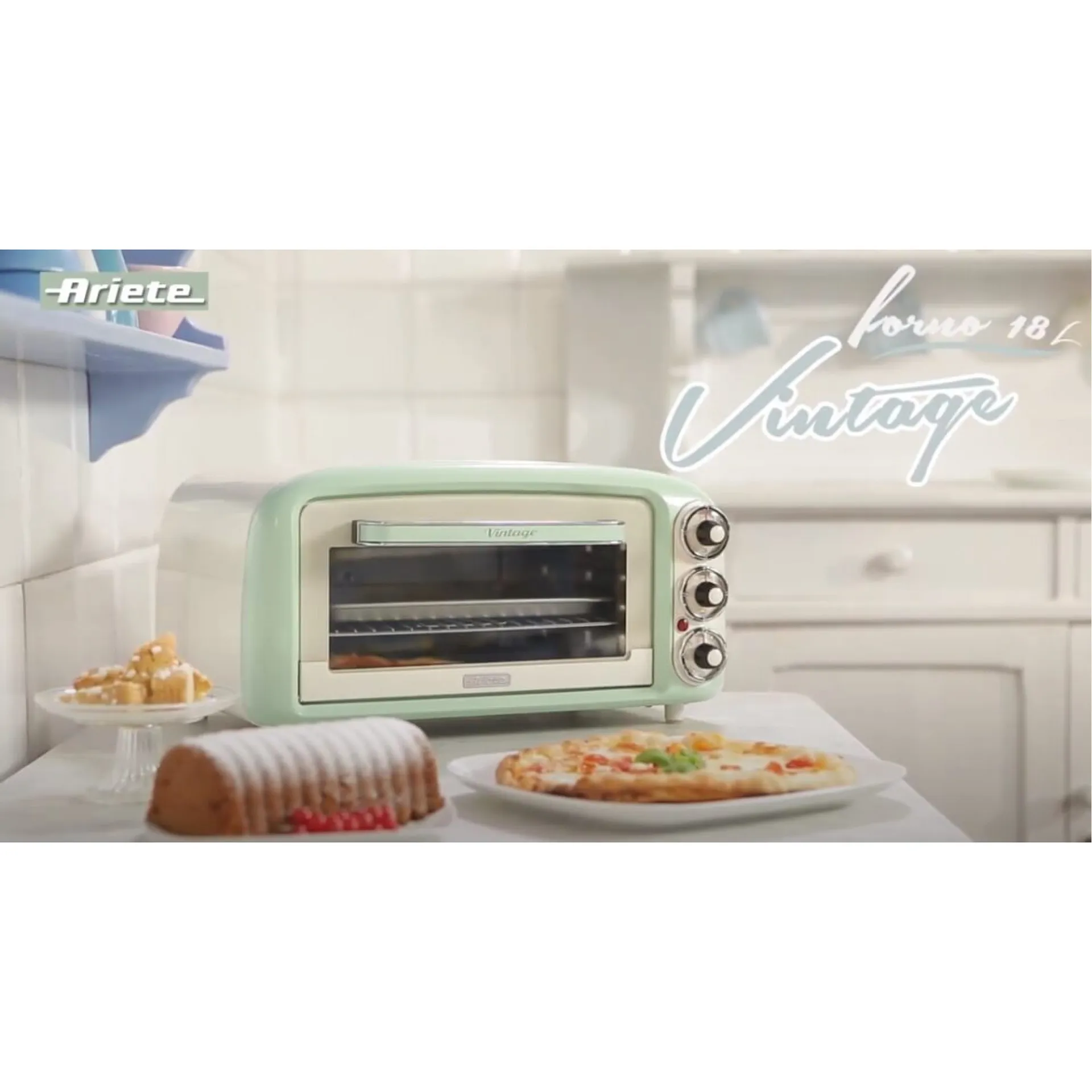 Ariete 0979/04 18 l 1380 W Grün Grill – Bild 3