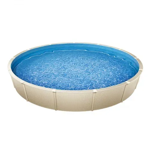 VEVOR Runde Poolfolie, φ550x147 cm, Innenfolie, Ersatzfolie, Innenhülle, Schwimmbadfolie, Folie aus Vinyl in Standardgröße, verschleißfest, für Aufstellpools mit 132 cm Wandhöhe, einfarbig – Bild 9