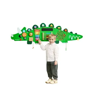 VEVOR Dinosaurier-Aktivitätswand, Motorikbrett, 11 Spiele, Montessori-Sensorik-Spieltafel für Kinder von 3–12 Jahren, Lernaktivitätszentrum, ideal für Kinder-Spielzimmer, Kindergarten, Klassenzimmer VEVOR Dinosaurier-Aktivitätswand, Motorikbrett, 11 Spiele, Montessori-Sensorik-Spieltafel für Kinder von 3–12 Jahren, Lernaktivitätszentrum, ideal für Kinder-Spielzimmer, Kindergarten, Klassenzimmer